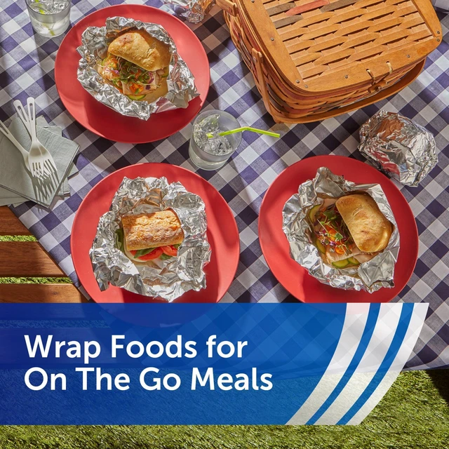 Alt view image 2 of 7 - Reynolds Wrap Pre-Cut Pop-Up Aluminum Foil Sheets, 14x10.25Inches, 50 Sheets