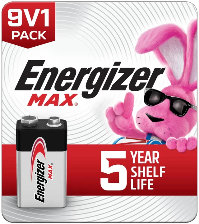 Main image of Energizer MAX 9V Alkaline Batteries (1 Pack)