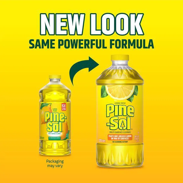 Alt view image 4 of 5 - Pine-Sol Multi-Surface Cleaner, Lemon Fresh, 60 fl oz