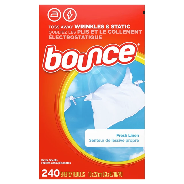 Alt view image 3 of 6 - 240Count Bounce Fabric Softener Sheets Fresh Linen Scent