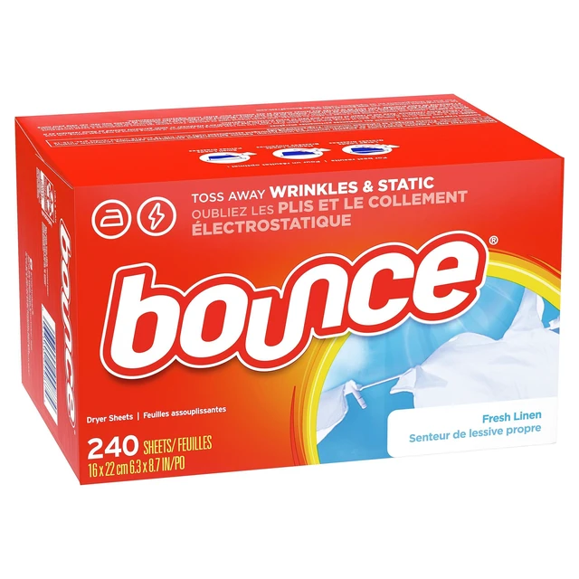 Alt view image 4 of 6 - 240Count Bounce Fabric Softener Sheets Fresh Linen Scent