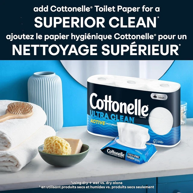 Alt view image 5 of 7 - Cottonelle Flushable Wet Wipes for Adults, 1 Flip-Top Pack, 42 Wipes, Alcohol-Free, Plastic Free