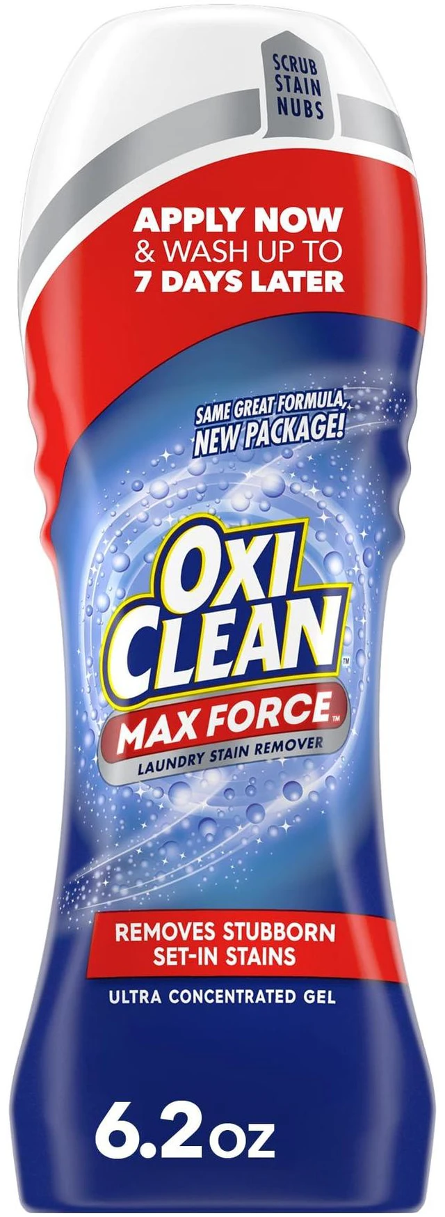 Main image of OxiClean Max Force Laundry Stain Remover Gel Stick, 6.2Fl Oz