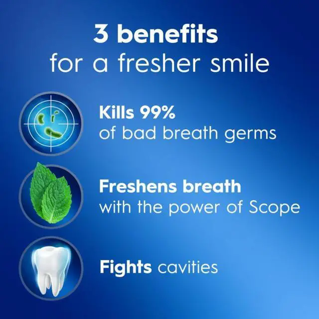 Alt view image 7 of 7 - Crest Complete Whitening + Scope Long Lasting Mint Toothpaste, Triple Pack (3 Tubes of 5.4oz), 16.2oz