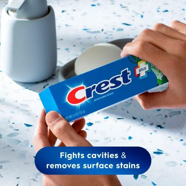 Alt view image 5 of 7 - Crest Complete Whitening + Scope Long Lasting Mint Toothpaste, Triple Pack (3 Tubes of 5.4oz), 16.2oz