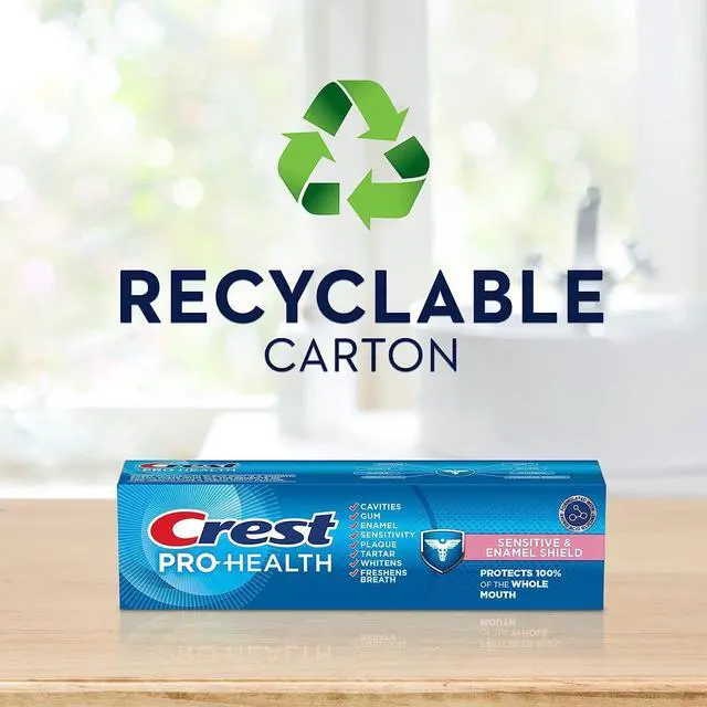 Alt view image 6 of 6 - Crest Pro-Health Sensitive & Enamel Shield Toothpaste (4.3oz)