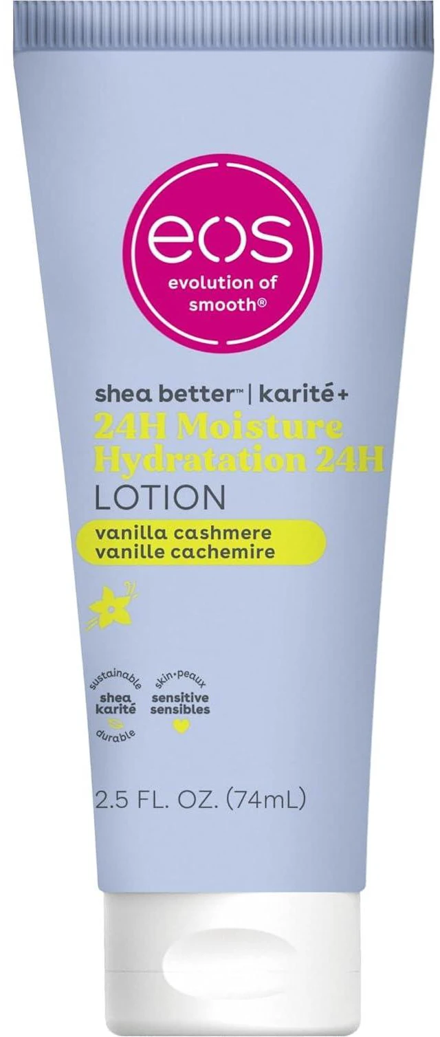 Main image of Eos 24H Moisture Travel Body Lotion Vanilla Cashmere, 2.5 fl oz