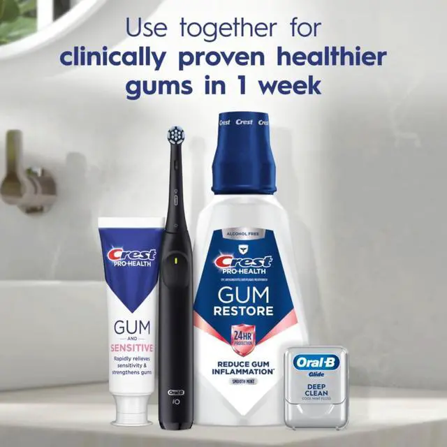 Alt view image 6 of 6 - Crest Pro-Health Sensitive and Gum All Day Protection Toothpaste, 4.8 oz, Anti-Cavity, Antibacterial Fluoride, Clinically Proven for Sensitivity