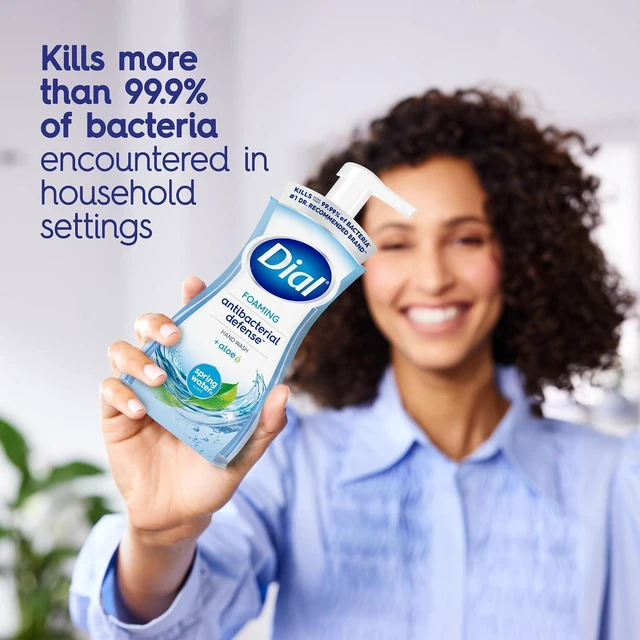 Alt view image 5 of 6 - Dial Antibacterial Defense Foaming Hand Soap Refill 52 Fl Oz Spring Water