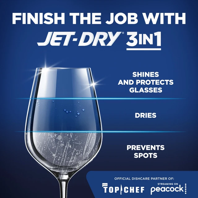 Alt view image 3 of 6 - Finish Jet-Dry Dishwasher Rinse Aid, Drying Agent, 32oz