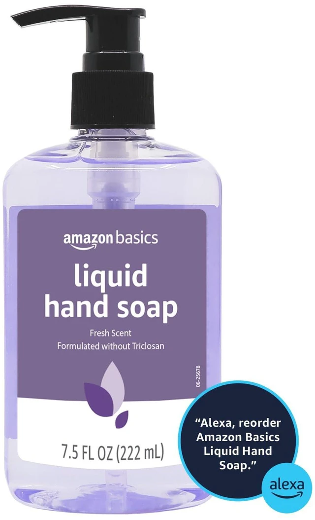 Alt view image 4 of 6 - 5 Fl Oz (Pack of 6) Amazon Basics Original Fresh Liquid Hand Soap with Moisturizers