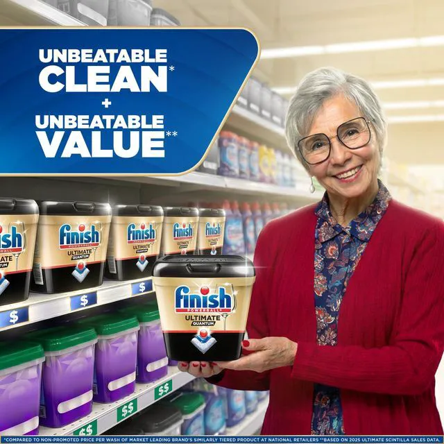 Alt view image 2 of 6 - Finish Ultimate Quantum Dishwasher Pods, Lemon Scent, 38 Count