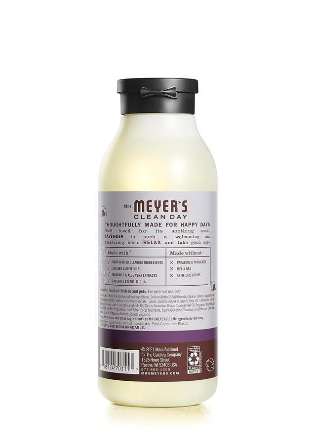 Alt view image 2 of 5 - Mrs. Meyer's Clean Day Moisturizing Body Wash, Lavender, 16 fl oz