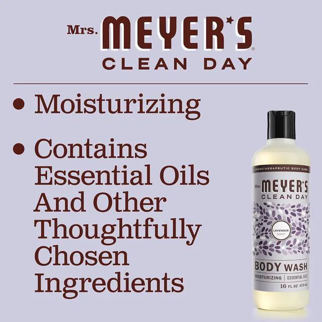 Alt view image 4 of 5 - Mrs. Meyer's Clean Day Moisturizing Body Wash, Lavender, 16 fl oz