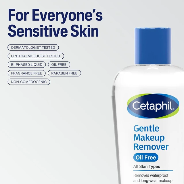 Alt view image 5 of 6 - Cetaphil Gentle Waterproof Makeup Remover for Sensitive Skin, 6oz