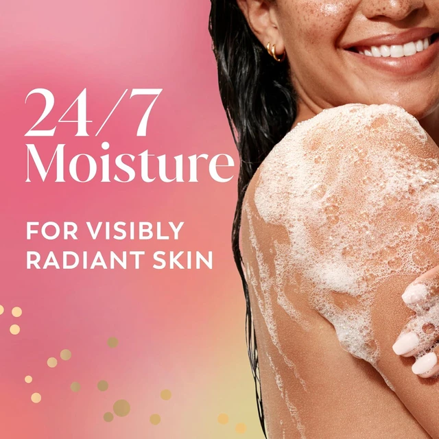 Alt view image 4 of 6 - Olay Body Wash Intensely Hydrating Pro-Hyaluronic Acid Serum Complex, Renews Moisture, Vitamin B3 Lameller Technology, for All Skin Types, Melon Spritz Scent, 20 fl oz