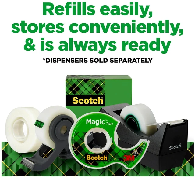 Alt view image 3 of 7 - Scotch Magic Tape Invisible, 1 Roll