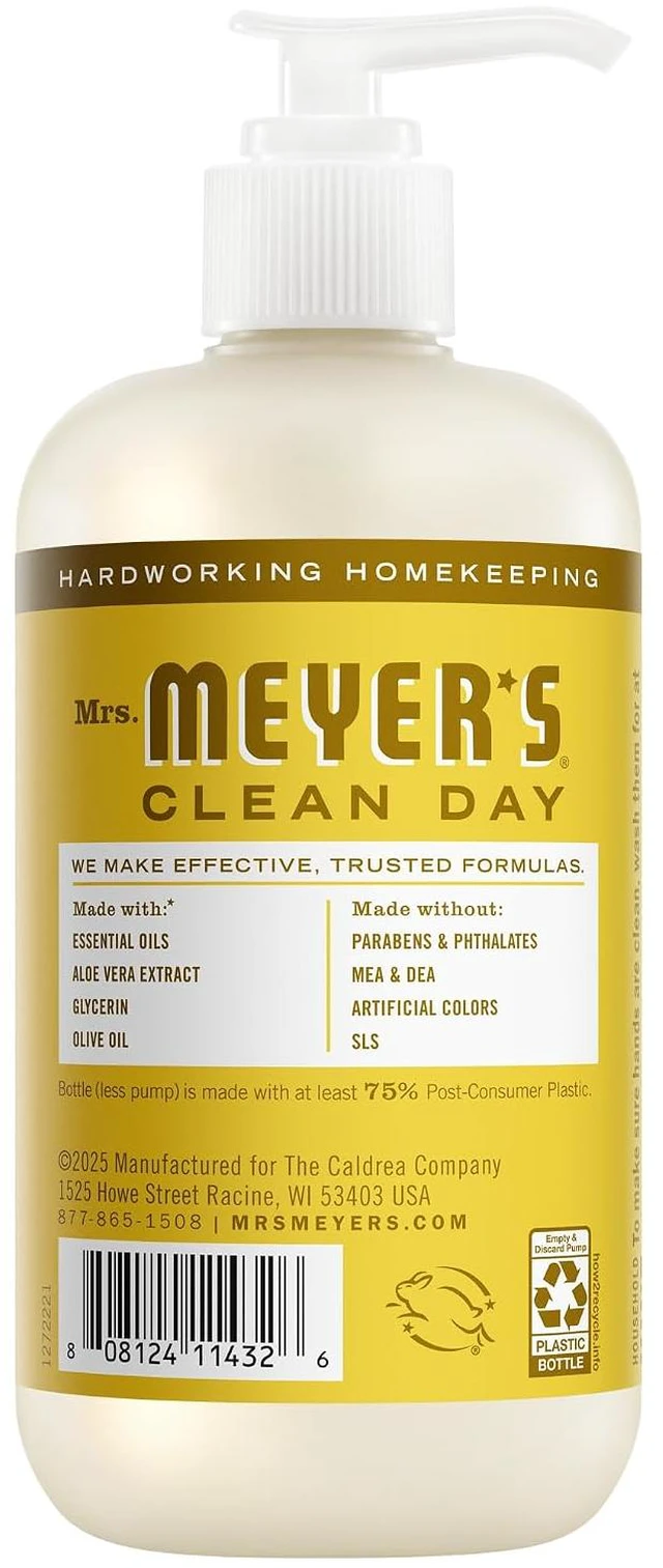 Alt view image 3 of 7 - Mrs. Meyer's Clean Day Hand Soap, Daisy Scent, 12.5 Fl Oz Bottle