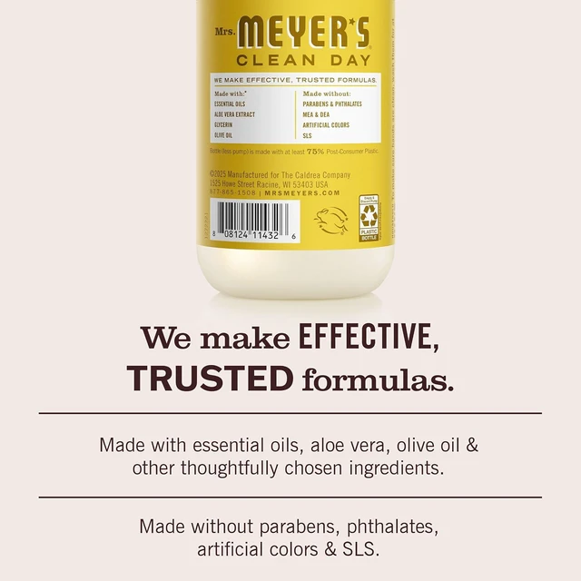 Alt view image 6 of 7 - Mrs. Meyer's Clean Day Hand Soap, Daisy Scent, 12.5 Fl Oz Bottle