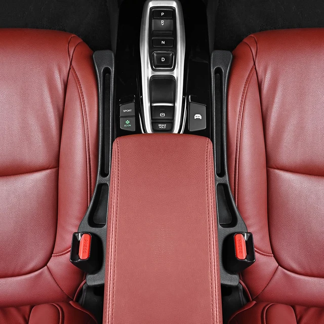 Alt view image 2 of 7 - Car Seat Gap Filler 2PCS Black with Phone Holder, Car Organizers and Storage for Sedan SUV Truck
