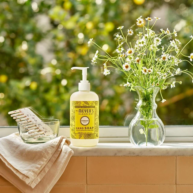 Alt view image 2 of 6 - Mrs. Meyer's Clean Day Liquid Hand Soap, Dandelion Scent, 12.5 Ounce Bottle