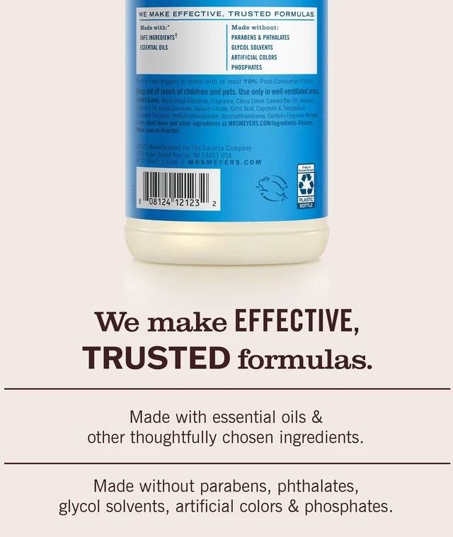 Alt view image 4 of 7 - Mrs. Meyer's Clean Day Multi-Surface Cleaner, Blueberry, 16 fl oz