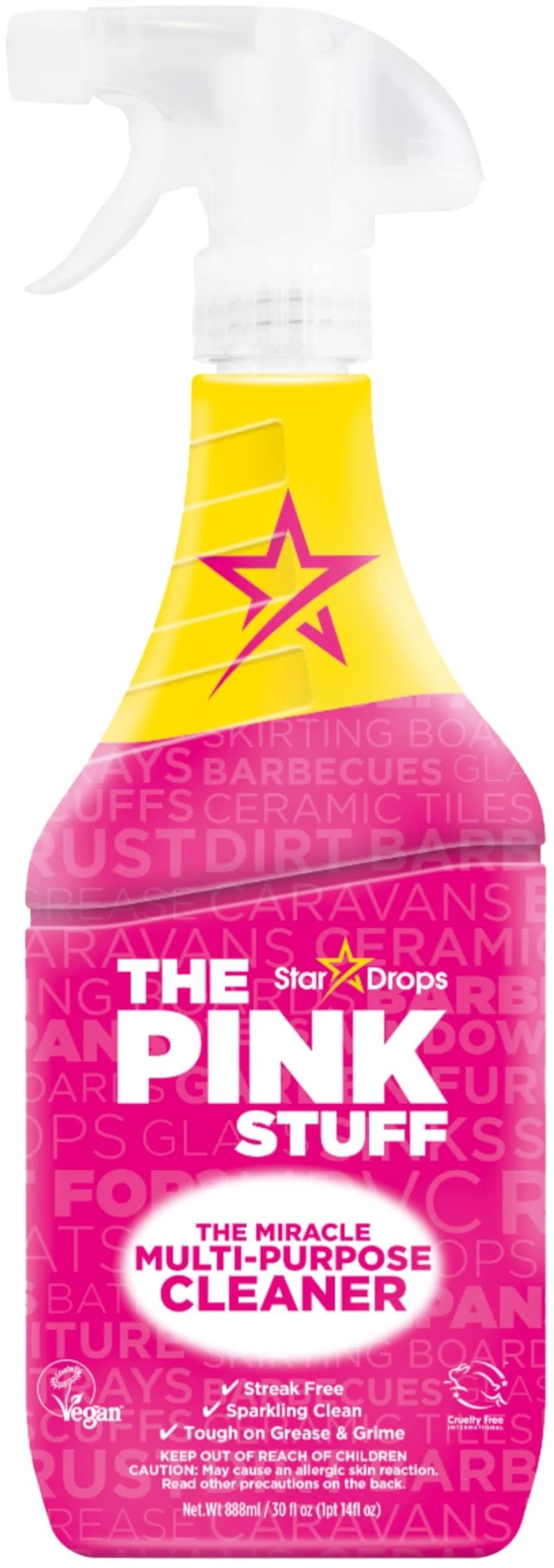 Main image of Starsrops The Pink Stuff Miracle Multi-Purpose Cleaner Spray, 30 Fl Oz