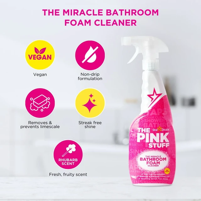 Alt view image 3 of 6 - Stardrops the Pink Stuff Miracle Bathroom Foam Cleaner, 25fl oz