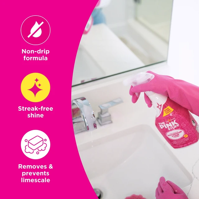 Alt view image 4 of 6 - Stardrops the Pink Stuff Miracle Bathroom Foam Cleaner, 25fl oz