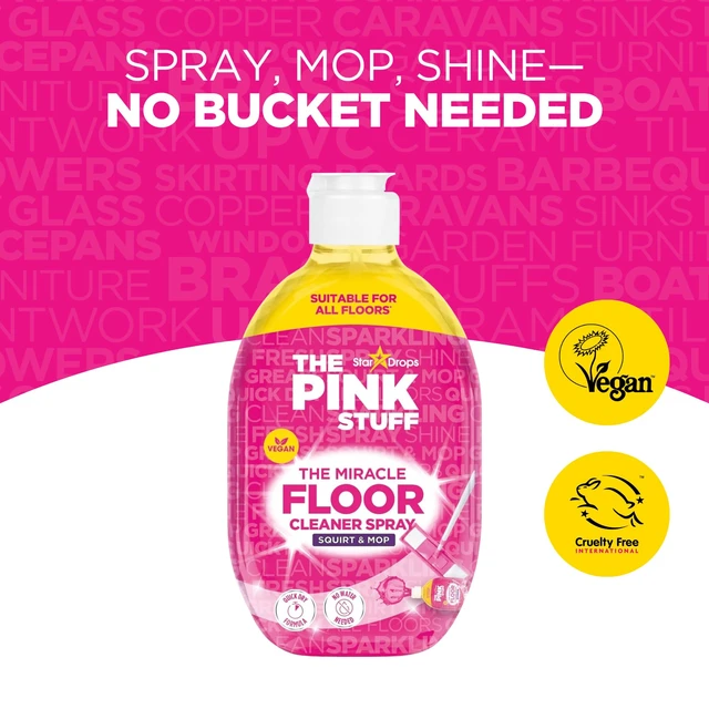 Alt view image 2 of 6 - Stardrops The Pink Stuff The Miracle Floor Cleaner Spray 25 fl oz