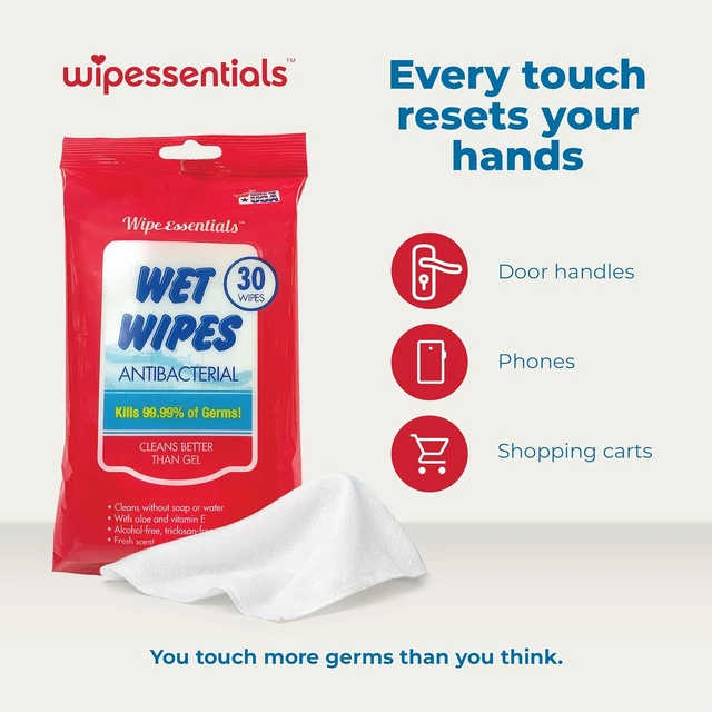 Alt view image 5 of 7 - WipeEssentials Hand Sanitizer Wipes for Adults & Kids - 90Count, 3Packs