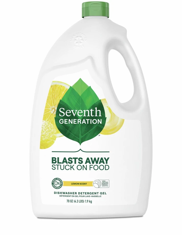 Main image of Seventh Generation Dishwasher Detergent Gel, Lemon Scent, 70 oz