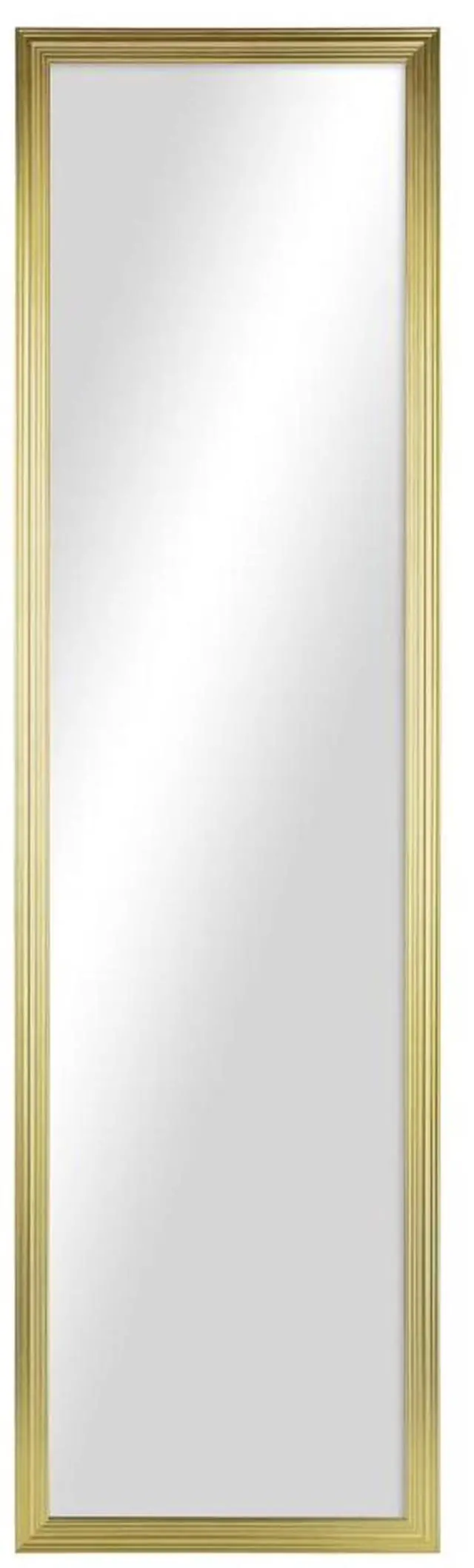 Alt view image 3 of 5 - 13x49 Gold Rectangle Large Wall Mirror for Bathroom or Living Room