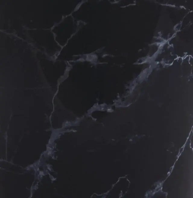 Alt view image 4 of 4 - Bathroom Trash Can, 5 Gallon Small Plastic Garbage Bin with No Lid, Black Marble