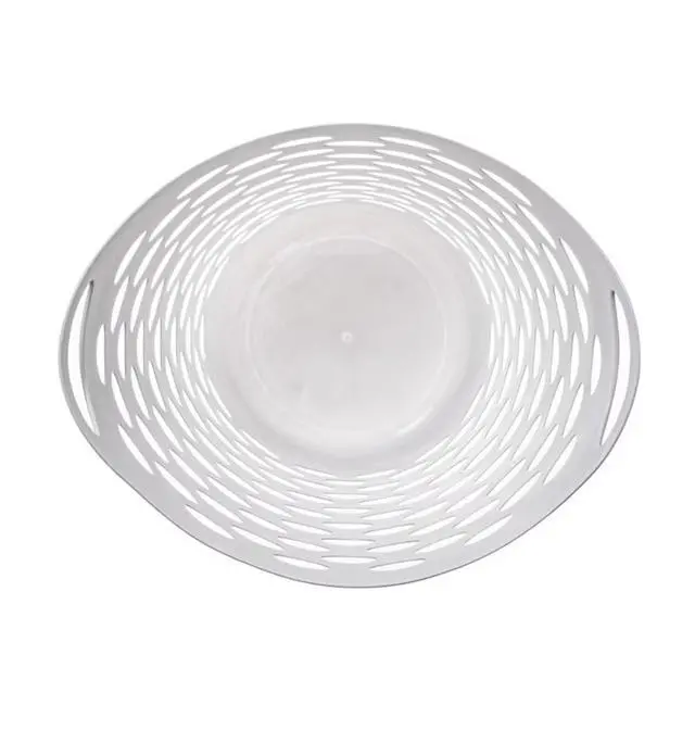 Alt view image 5 of 6 - Flexible Round Laundry Hamper, White Plastic