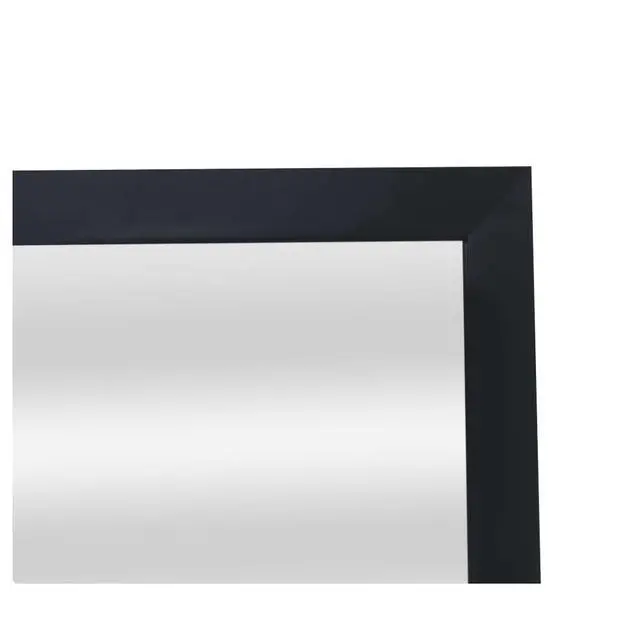 Alt view image 4 of 5 - 16" x 16" Black Framed Wall Mirror for Bathroom and Living Room