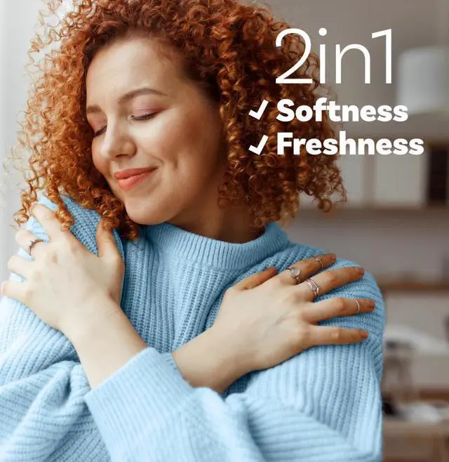Alt view image 2 of 6 - Liquid Laundry Fabric Softener and Conditioner, Cool Cotton Scent, 44 fl oz, 60 Loads