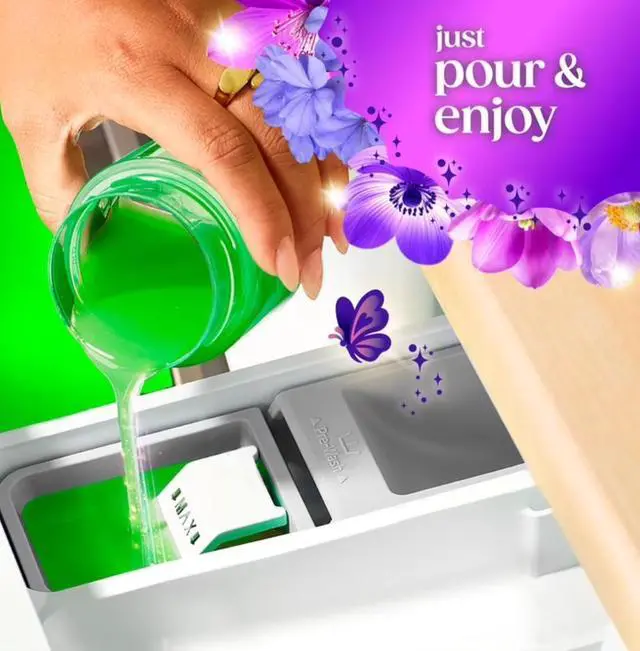 Alt view image 6 of 7 - Laundry Detergent Liquid, Now with Odor Defense, Moonlight Breeze Scent, 39 fl oz, 29 Loads