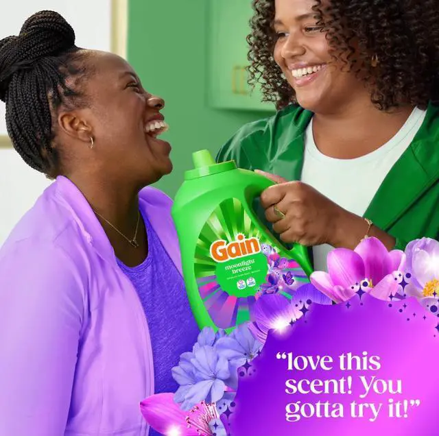 Alt view image 5 of 7 - Laundry Detergent Liquid, Now with Odor Defense, Moonlight Breeze Scent, 39 fl oz, 29 Loads