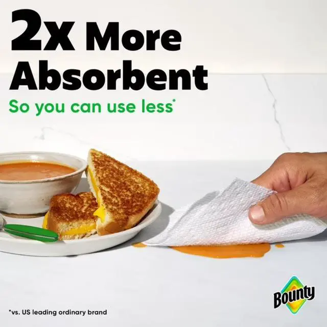 Alt view image 6 of 7 - Paper Towels Select-A-Size White, 1 Mega Roll, 164 Sheets per Roll