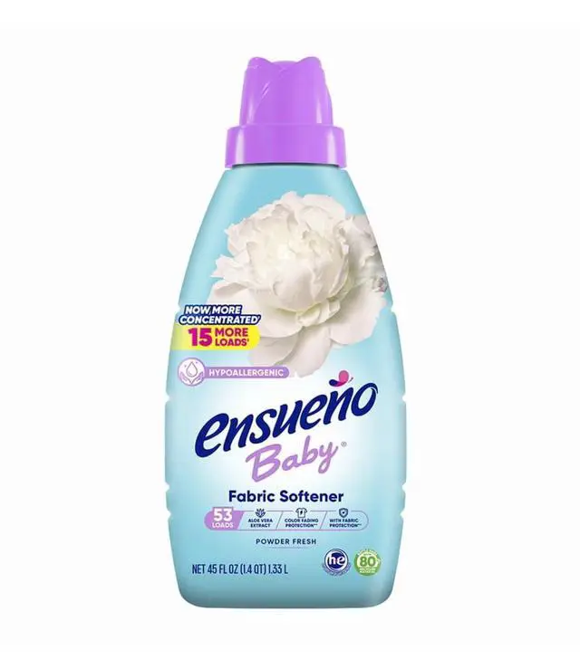 Alt view image 2 of 7 - Baby Hypoallergenic Liquid Laundry Fabric Softener - Baby Powder Scent (45 fl oz)