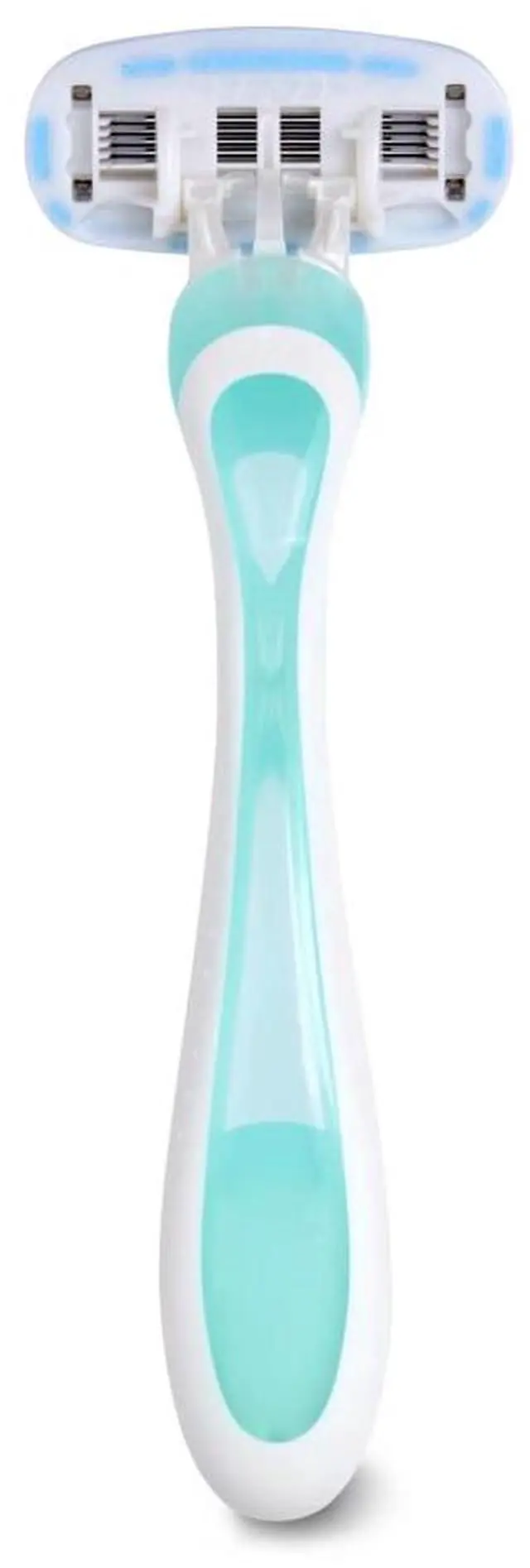 Alt view image 3 of 6 - Women's 5-Blade Disposable Razors, Blue, 3 Count