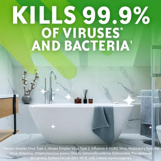 Alt view image 7 of 14 - Scrubbing Bubbles Mega Shower Foamer Aerosol, Tough Foaming Bathroom, Tile, Shower & Tub Disinfectant Cleaner, Rainshower, 20 oz
