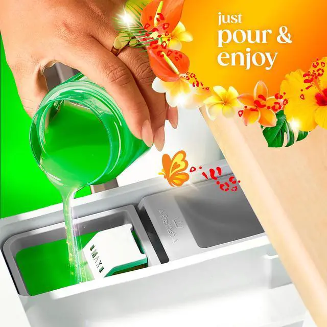 Alt view image 4 of 7 - Gain Laundry Detergent Liquid, Now with Odor Defense, Island Fresh Scent, 81 fl oz, 61 Loads