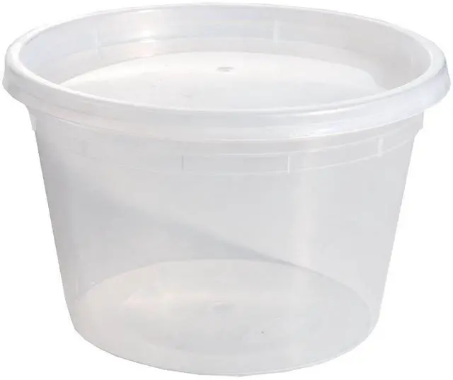 Alt view image 2 of 7 - Mainstays Plastic Deli Containers, 40 Pieces, 16 oz, Meal Prep and Batch Cooking