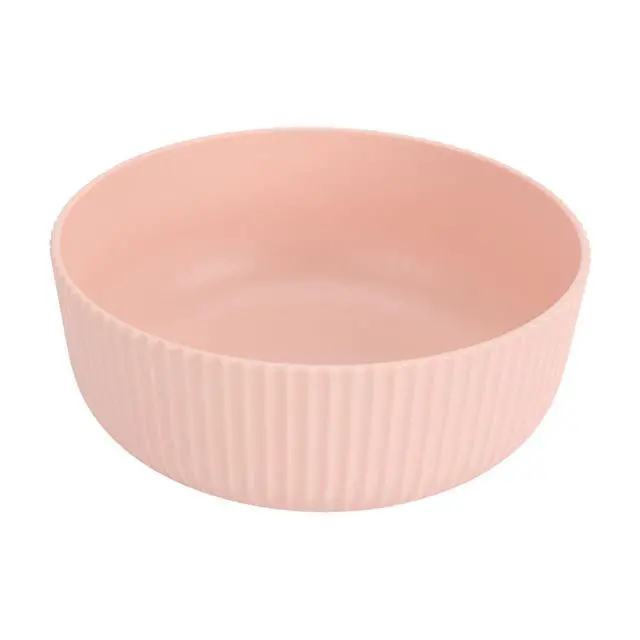 Alt view image 6 of 6 - (3 pack) Mainstays - Blush Pink Eco-Friendly Recycled Plastic Cereal Bowl, 38-Ounce