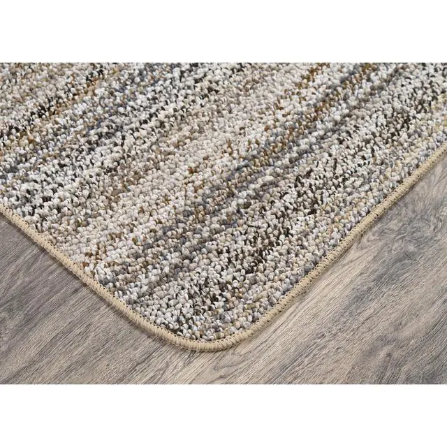 Alt view image 5 of 6 - Mainstays Carnival Stripe Polypropylene Assorted Earth Tones Indoor Area Rug, 20" x 54"