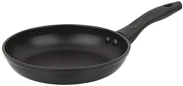 Alt view image 3 of 6 - Mainstays 8 in Nonstick Aluminum Skillet, Black, Dishwasher Safe