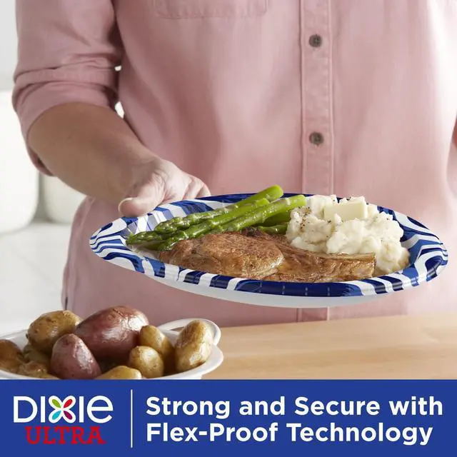 Alt view image 7 of 7 - Dixie Ultra Disposable Paper Plates, 10", Multi-Color, 50 Count