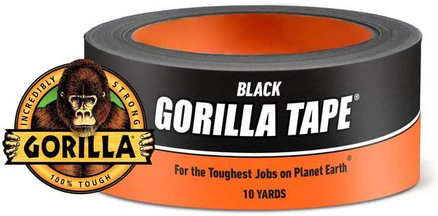 Alt view image 2 of 6 - Gorilla 10 Yard Black Duct Tape Single Roll
